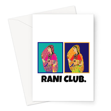 RANI CLUB Greeting Card