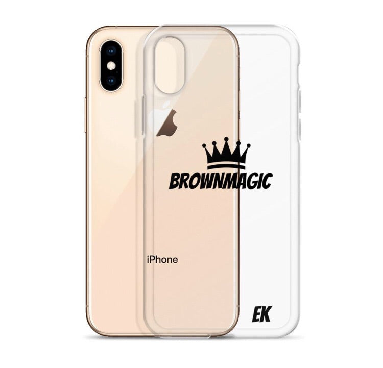 Brown Magic Transparent mobile case
