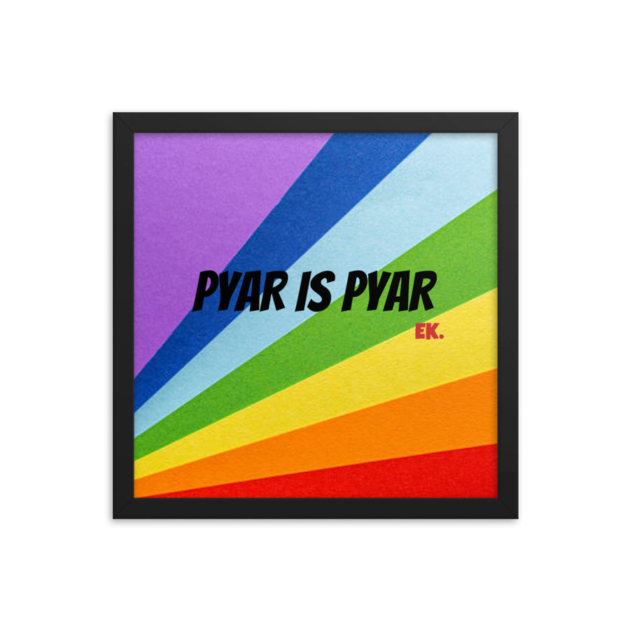 Pyar Is Pyar - Framed poster