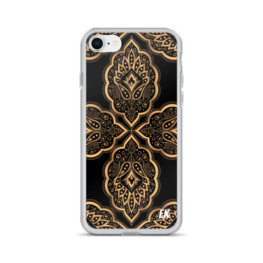 Mandala Design For Yoga Royal Pattern iPhone Case