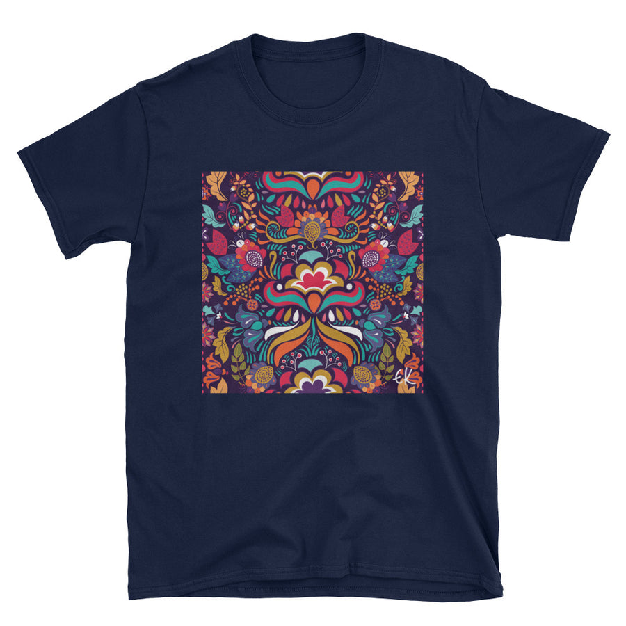 Bright Colorful Seamless Pattern Short-Sleeve Unisex T-Shirt