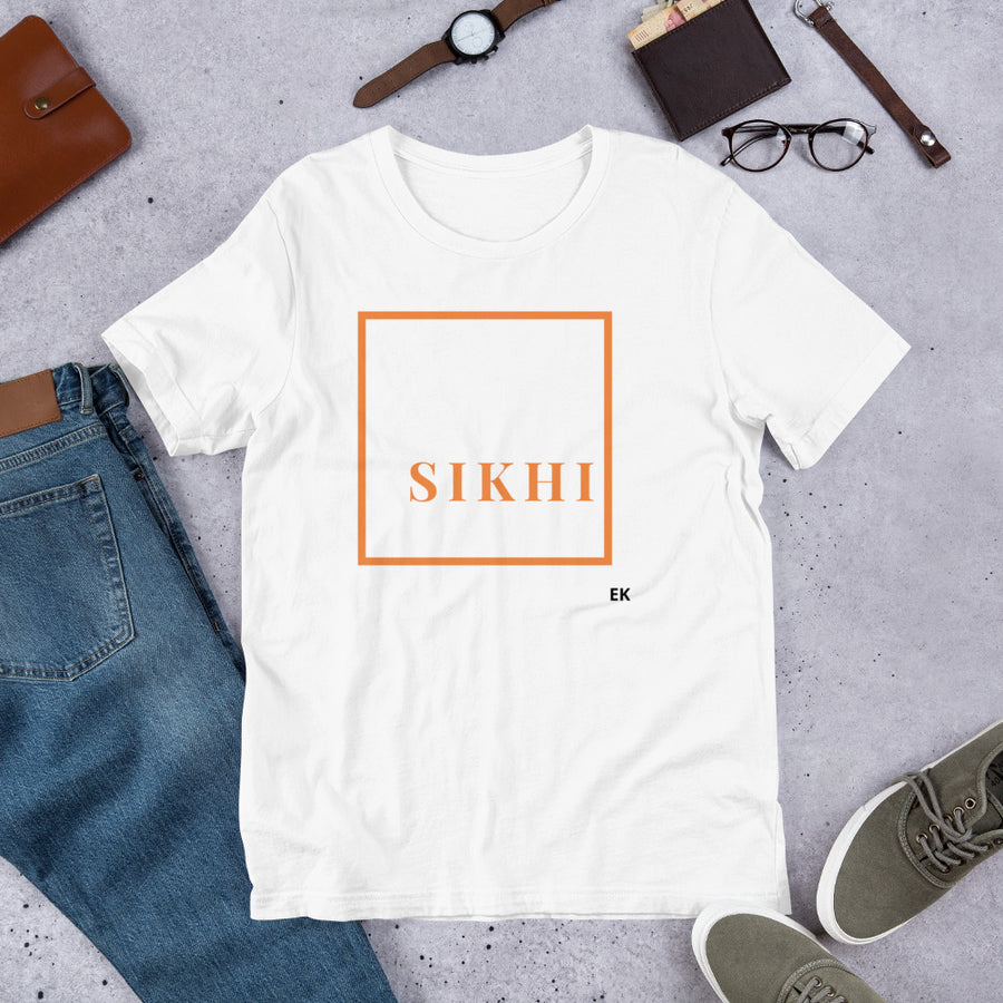 Sikhi Bella + Canvas 3001 Unisex Short Sleeve Jersey T-Shirt with Tear Away Label