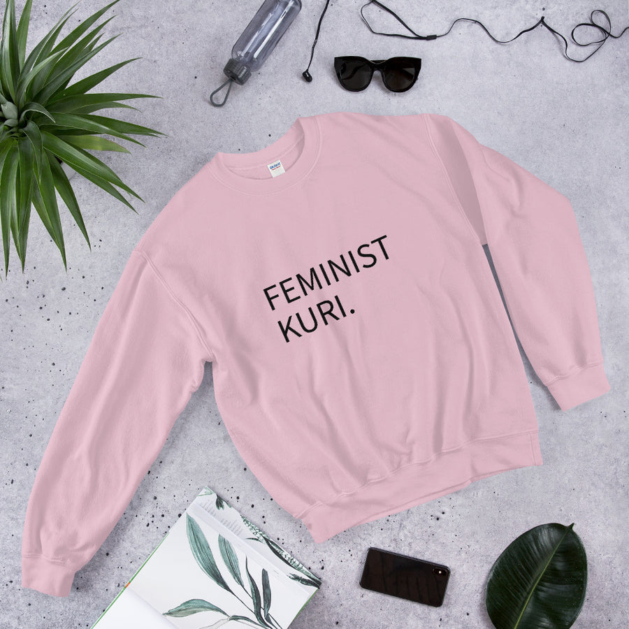 FEMINIST KURI. Unisex Sweatshirt
