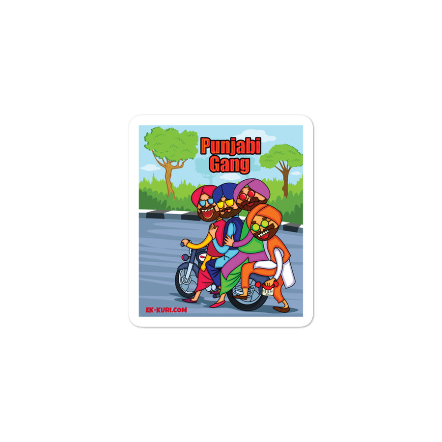 PUNJABI GANG - Bubble-free stickers