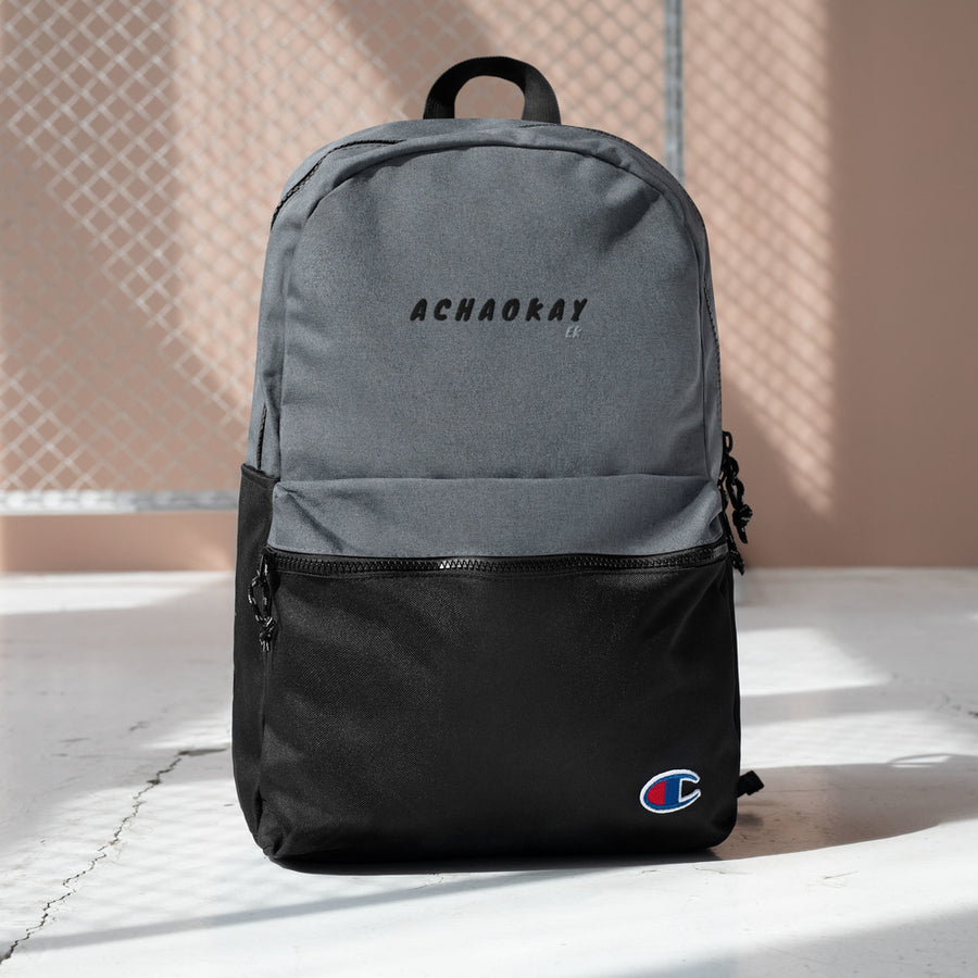 ACHAOKAY - Embroidered Champion Backpack