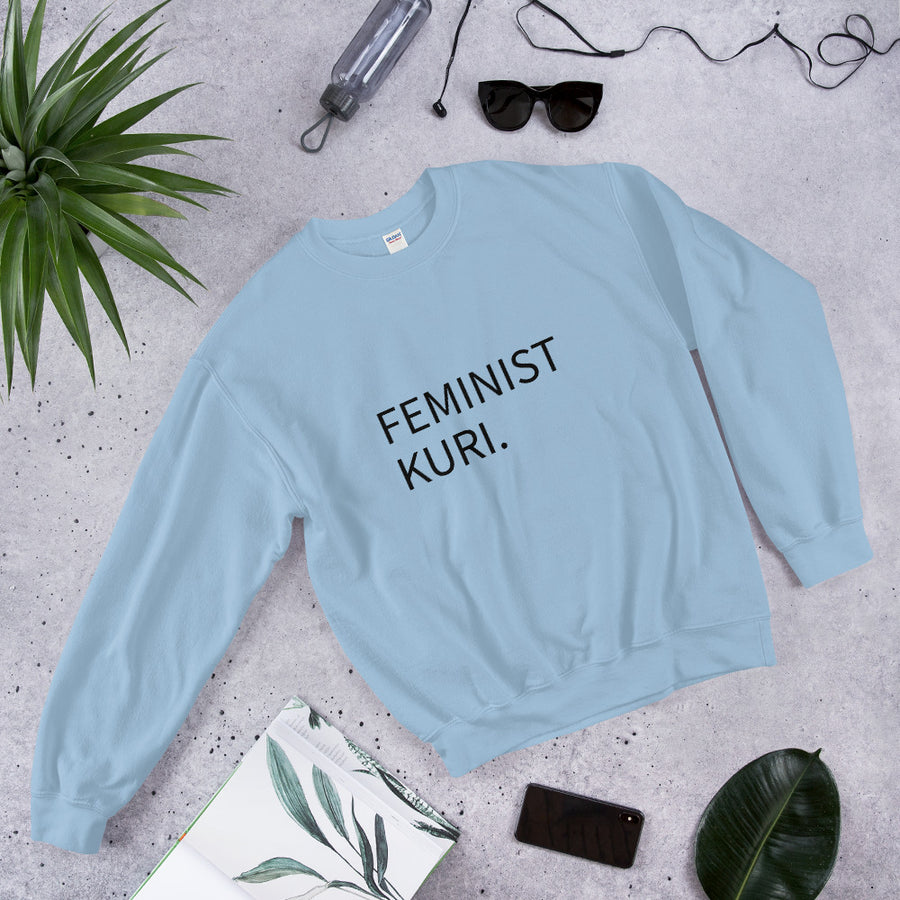 FEMINIST KURI. Unisex Sweatshirt