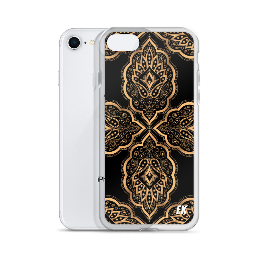 Mandala Design For Yoga Royal Pattern iPhone Case