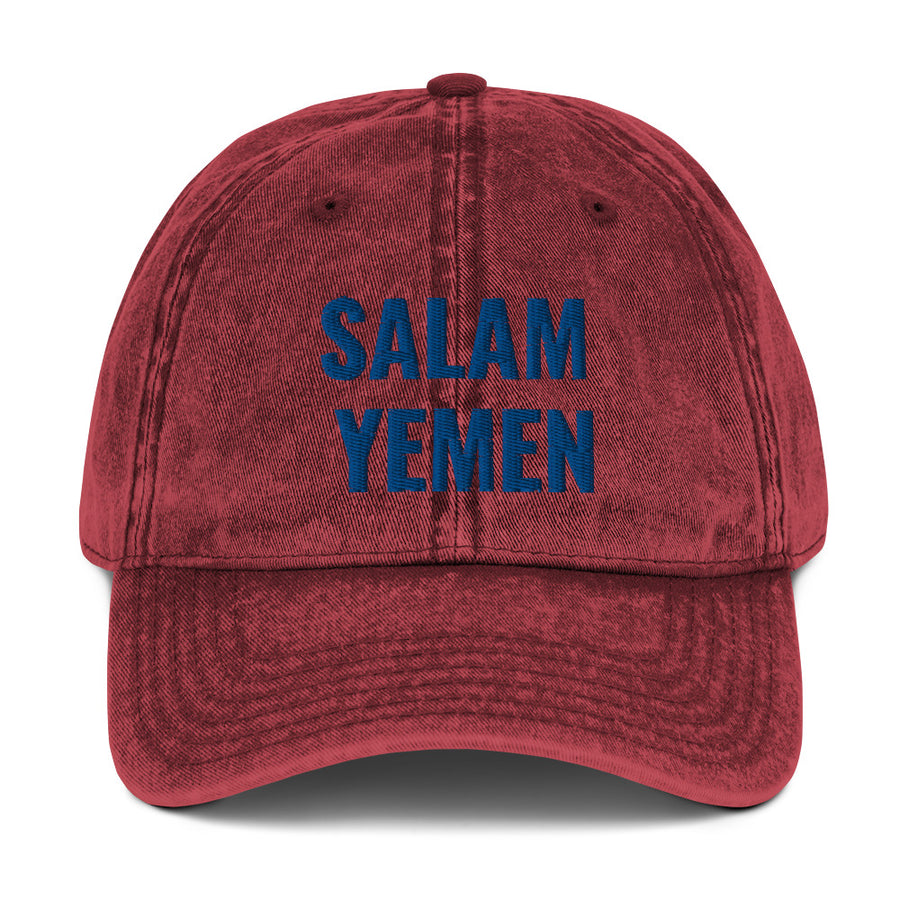 SALAM YEMEN - Vintage Cotton Twill Cap