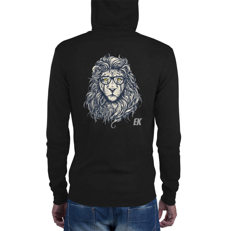 LION EK Unisex zip hoodie