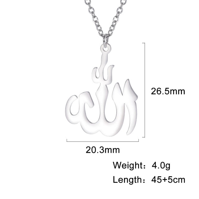 Arabic Allah Pendant Necklaces