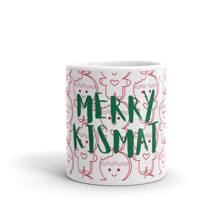 MERRY KISMAT - White glossy mug