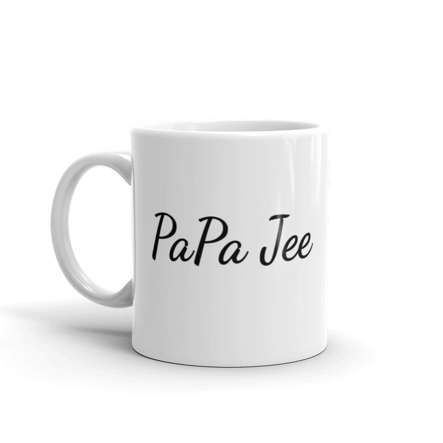 PaPa Jee White glossy mug