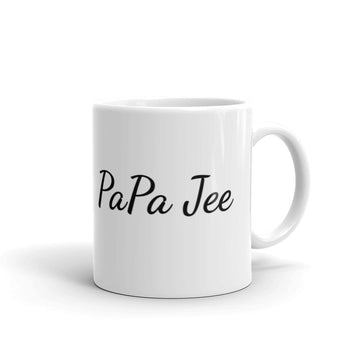 PaPa Jee White glossy mug
